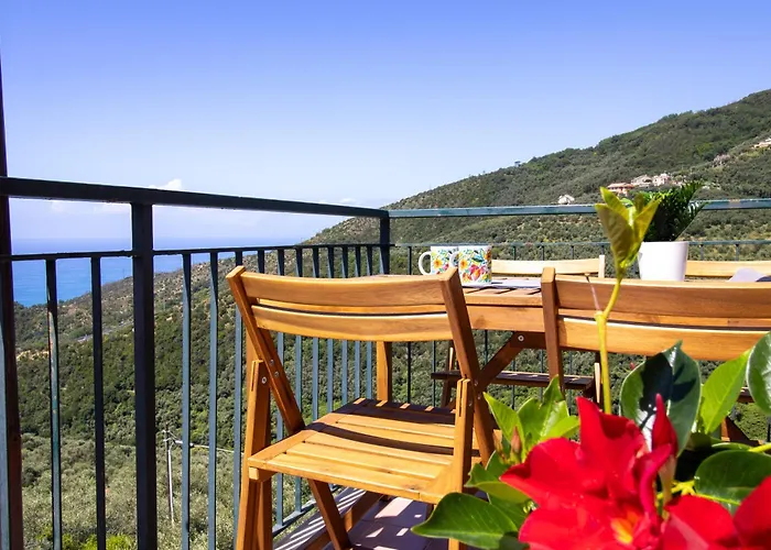 256 - Casa San Bernardo Vista Mare, Nel Di Sestri Levante